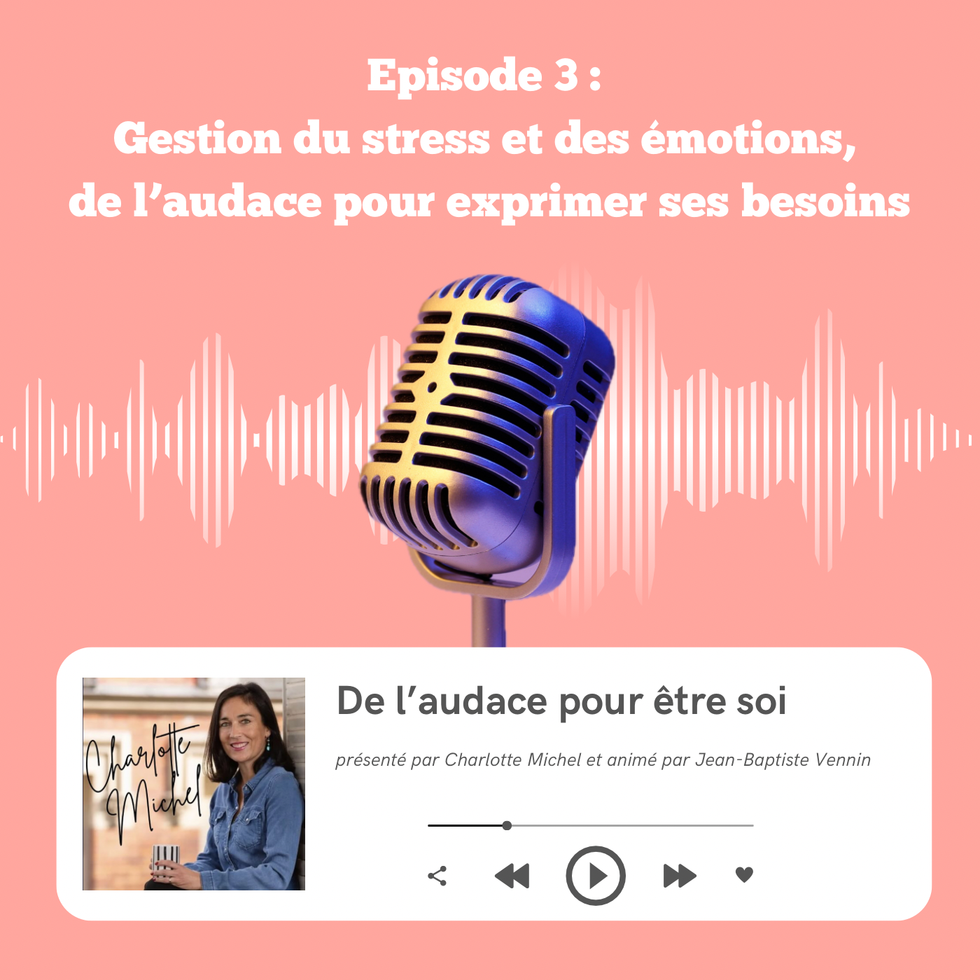 Gestion du stress et des émotions, de l'audace pour affirmer ses besoins