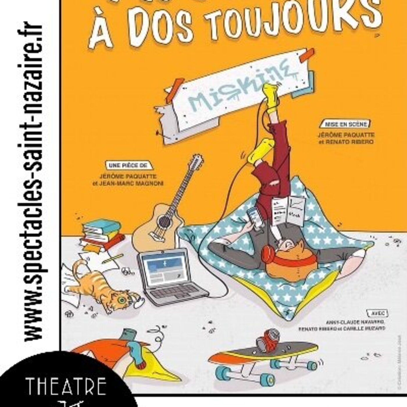 Saint-Nazaire : « Ado un jour… À dos toujours ! », une comédie familiale portée par Thierry Patru au Théâtre Jean Bart