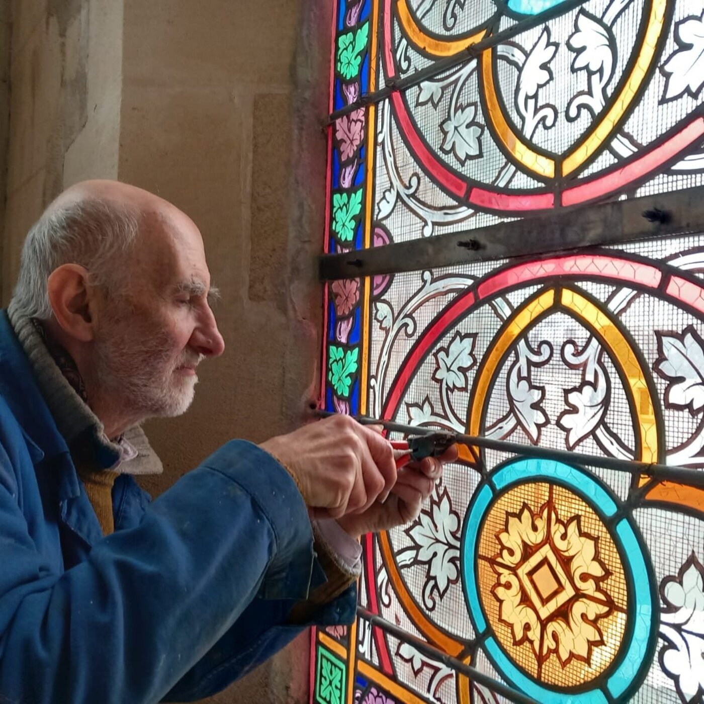 Symbolique du vitrail depuis les origines avec le maître verrier Pascal Bouchard