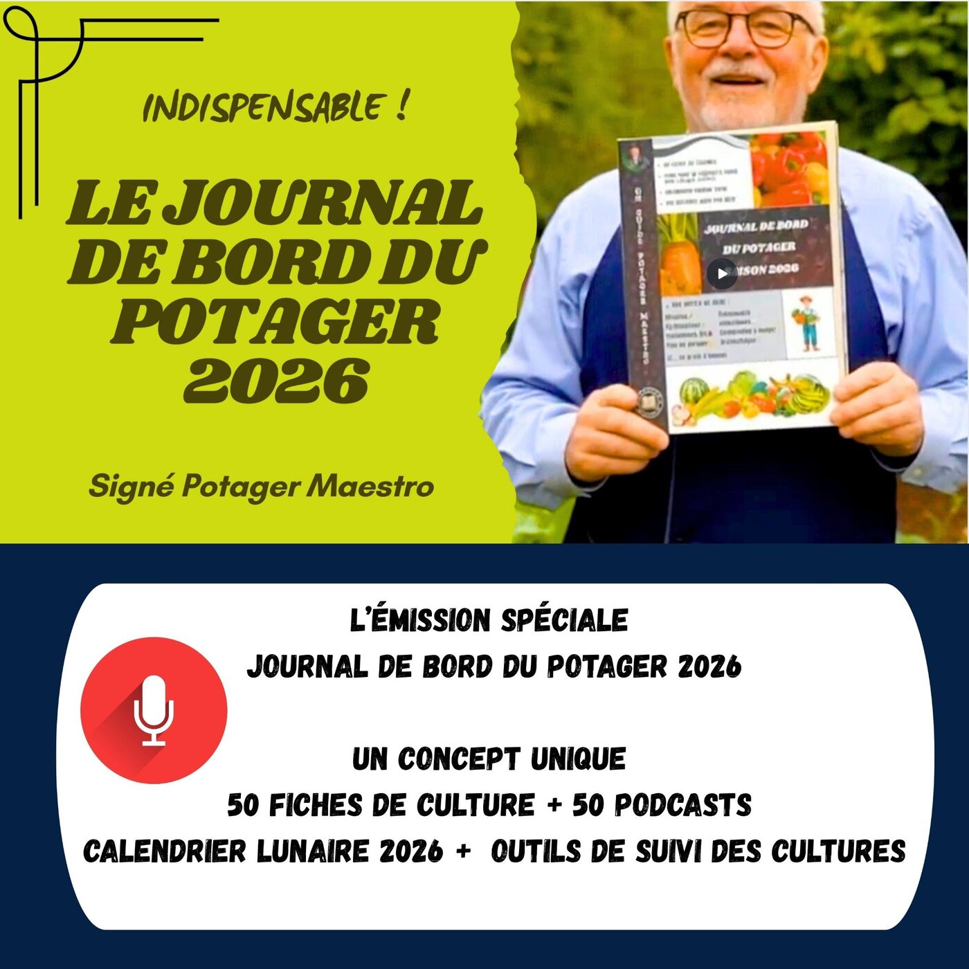 Le journal de bord du potager 2026 ultime ! Le journal de bord du potager 2026 ultime !