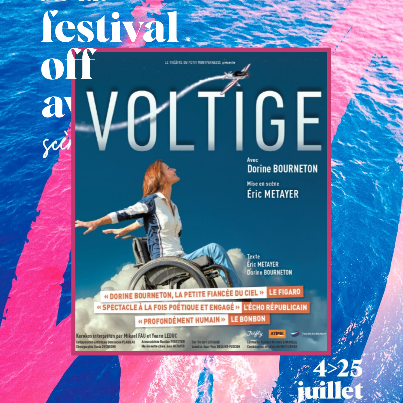 Dorine Bourneton & Éric Metayer  - Voltige - Interview