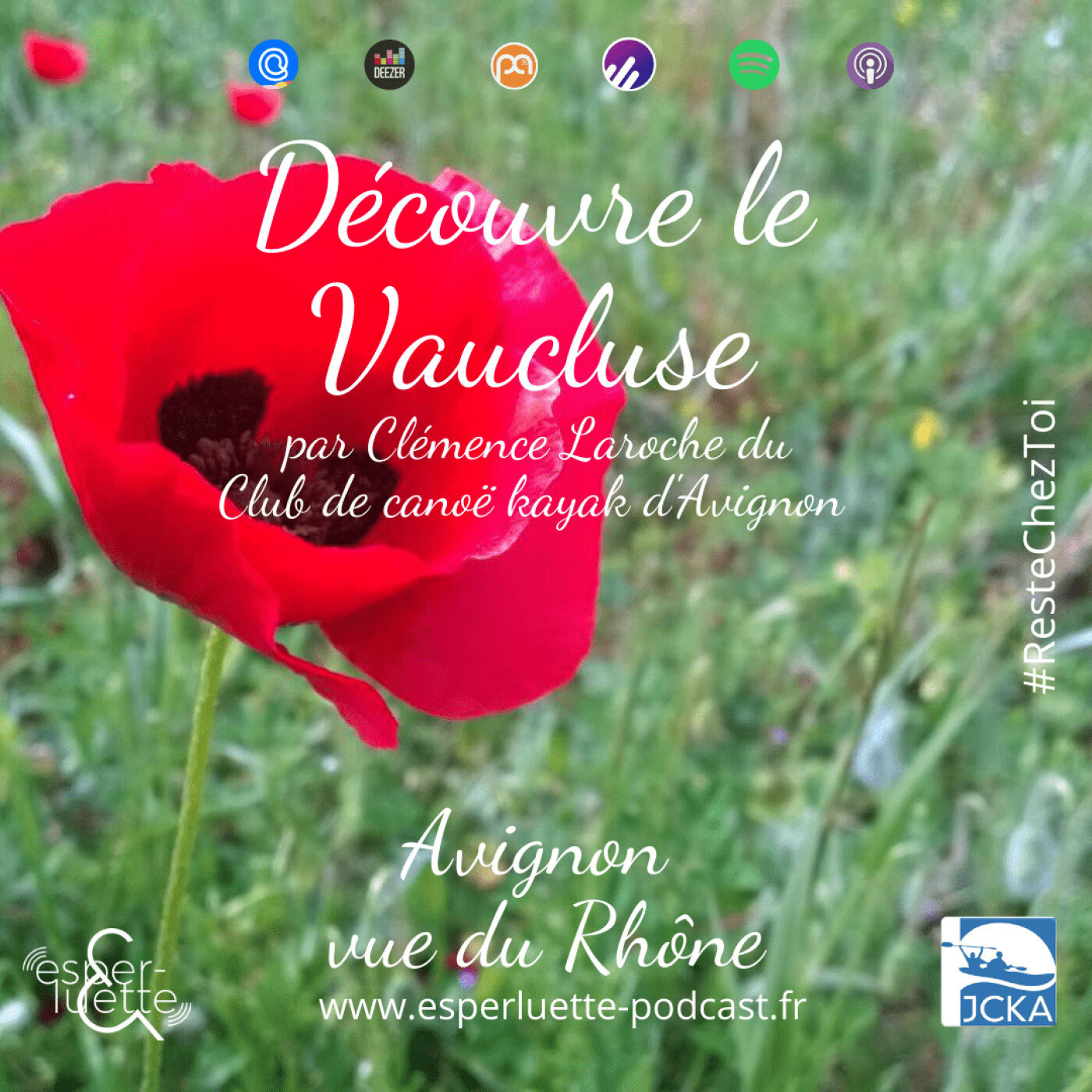 Avignon vue du  Rhône par Clémence - Découvre le Vaucluse #ResteChezToi