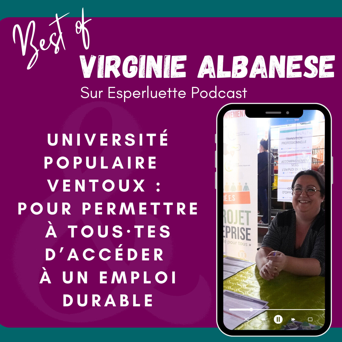 BEST OF - Virginie Albanese - L'Université populaire Ventoux