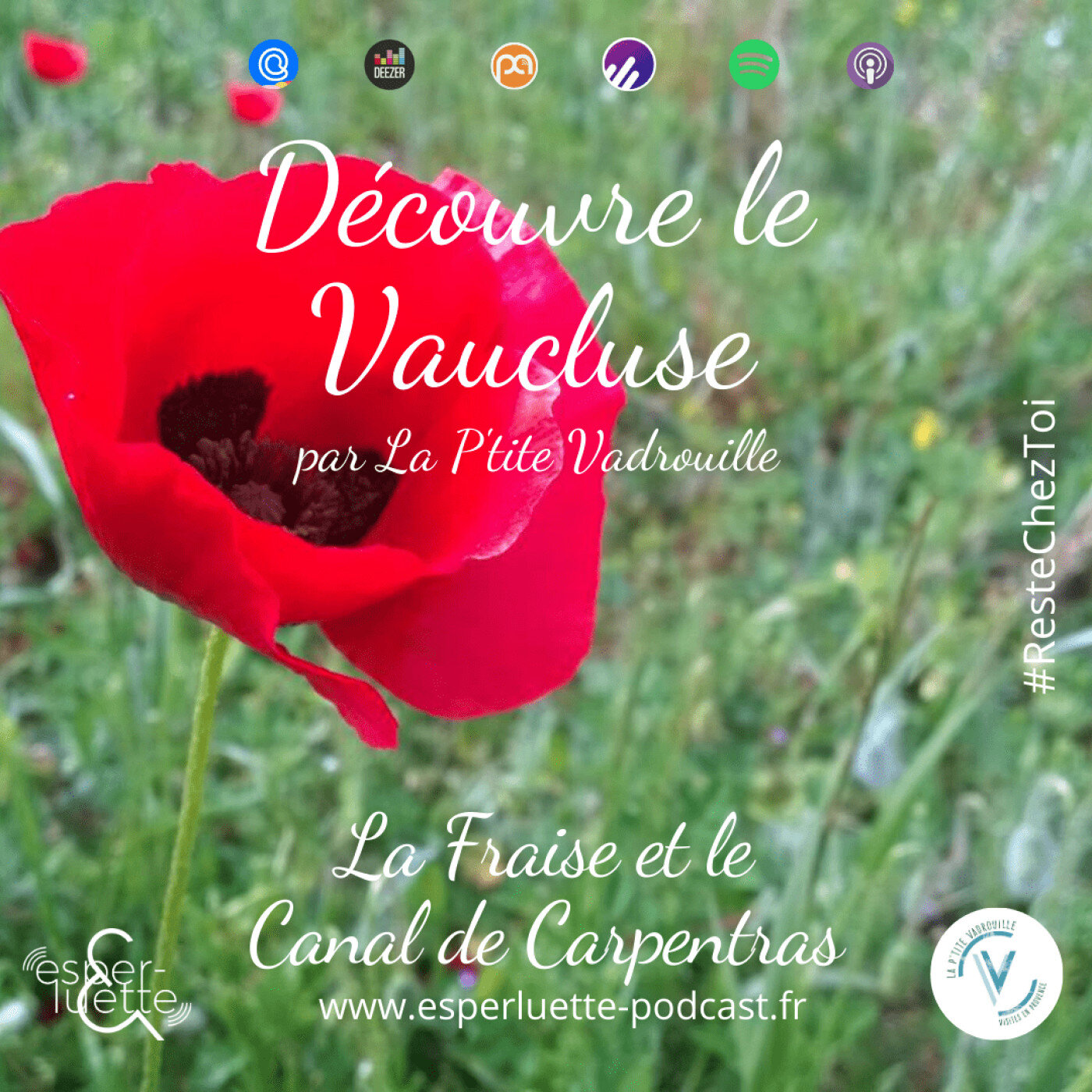 La Fraise et le Canal de Carpentras par la P'tite Vadrouille - Découvre le Vaucluse #ResteChezToi