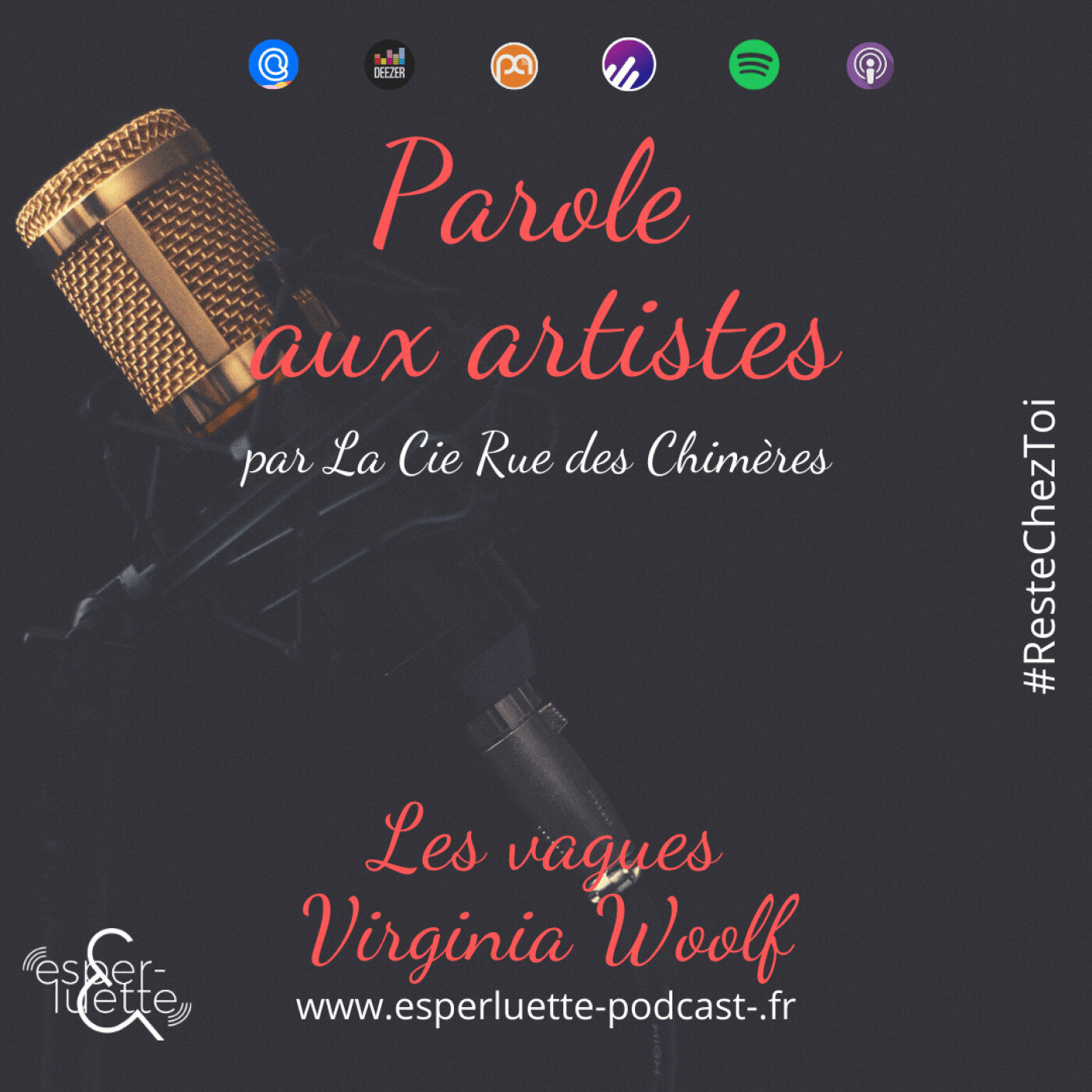 Les Vagues de Virginia Woolf - Cie Rue des Chimères -  Parole aux artistes #ResteChezToi