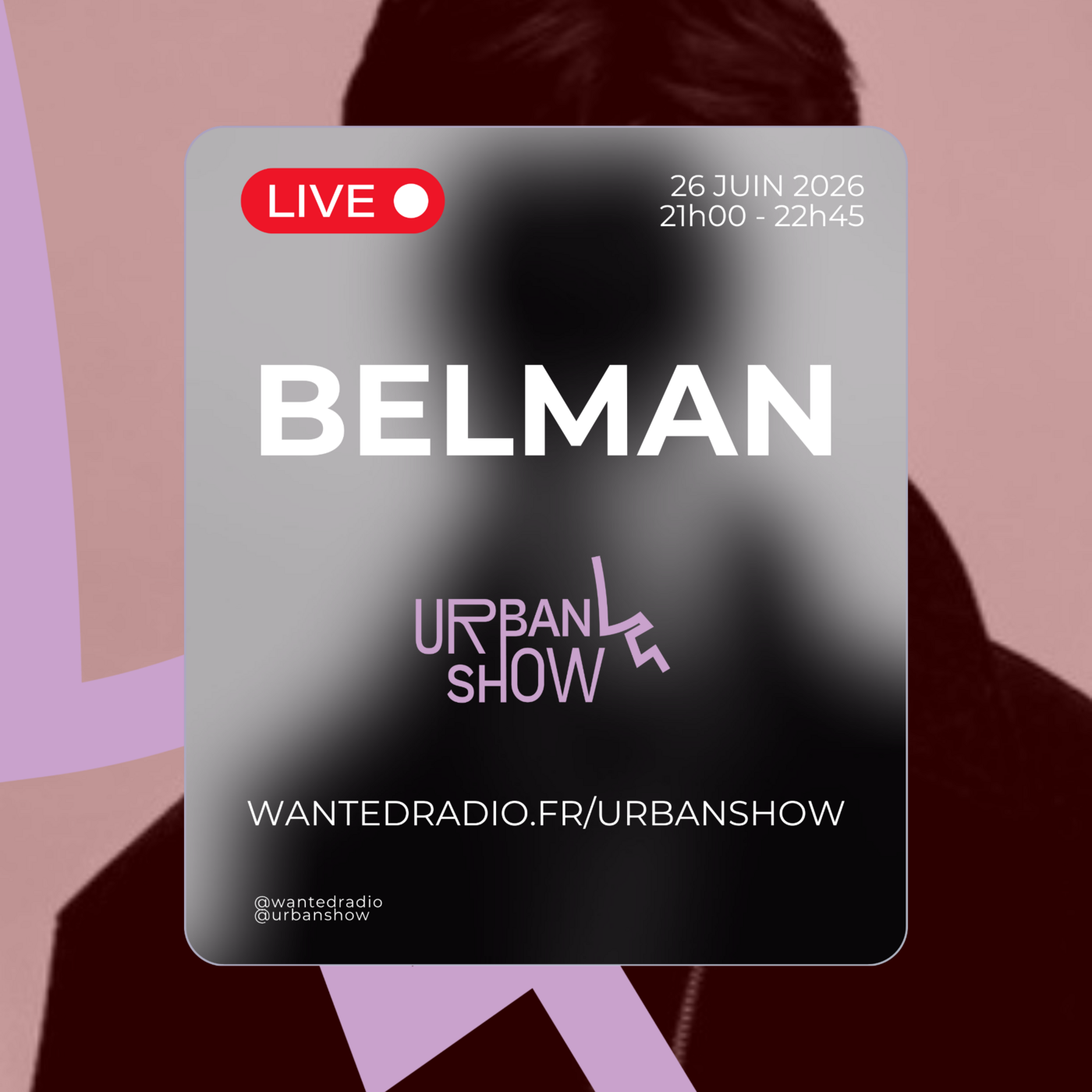 URBAN SHOW avec BELMAN (26 Juin 2026) episode artwork
