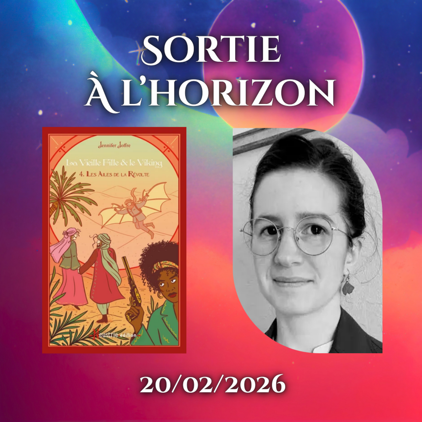 La Vieille fille et le Viking, tome 4 : Les ailes de la révolte, de Jennifer Joffre, aux éditions Neustrie episode artwork