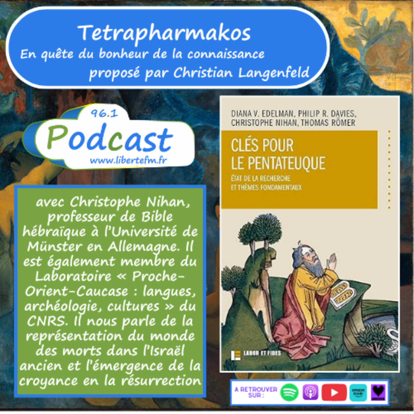 La représentation du monde des morts dans l'Israël ancien et l'émergence de la croyance en la résurrection avec Christophe Nihan