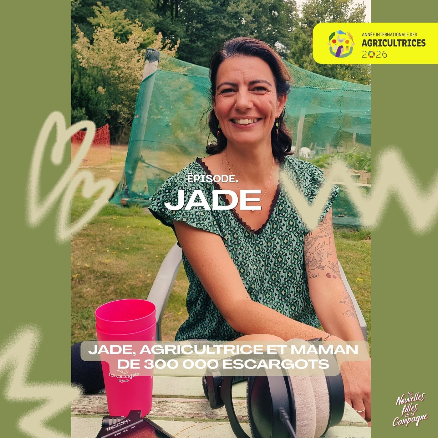 Jade, agricultrice et maman de 300 000 escargots !