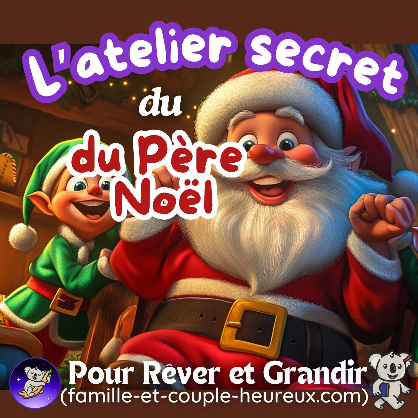 Couverture de L’atelier secret du Père Noël 🎁🎅| Histoire pour s'endormir | Histoire de Noël | Patricia voix douce
