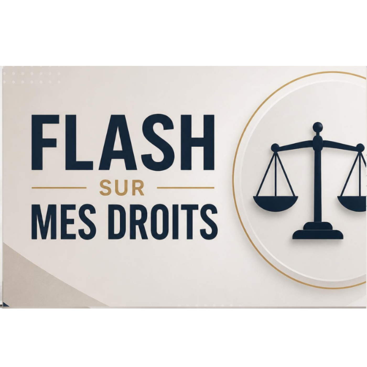 Chronique Flash sur mes droits sur Radio Arverne